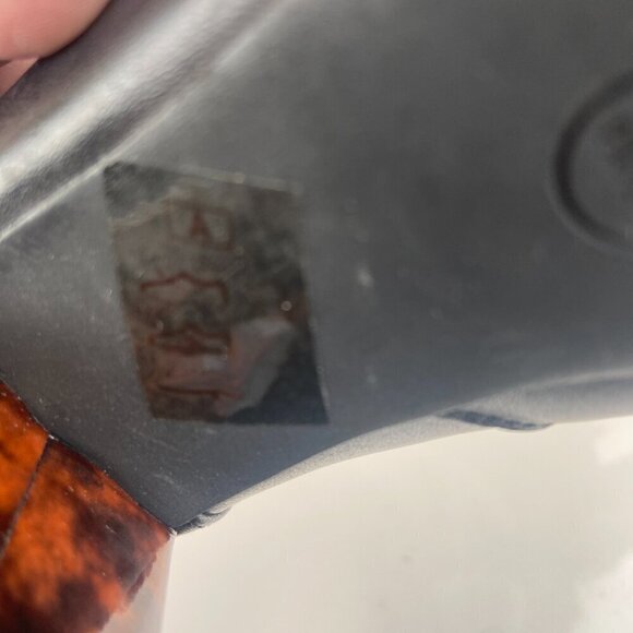 Geox Respira Mary Jane Block Heels Italian Patent Adjustable Strap Black 36 NWOT - Picture 10 of 14